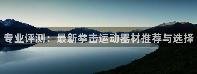 意昂5(KGAME)官方：专业评测：最新拳击运动器材