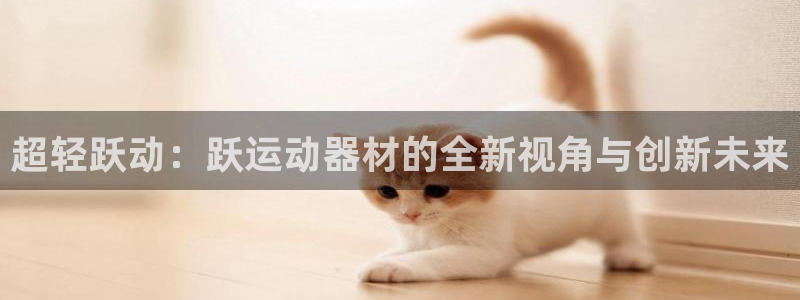 意昂5(KGAME)五金厂：超轻跃动：跃运动器材的全